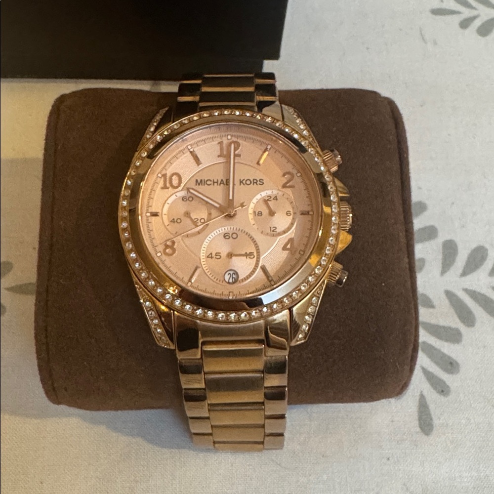 Michael Kors Gold Chronograph Watch